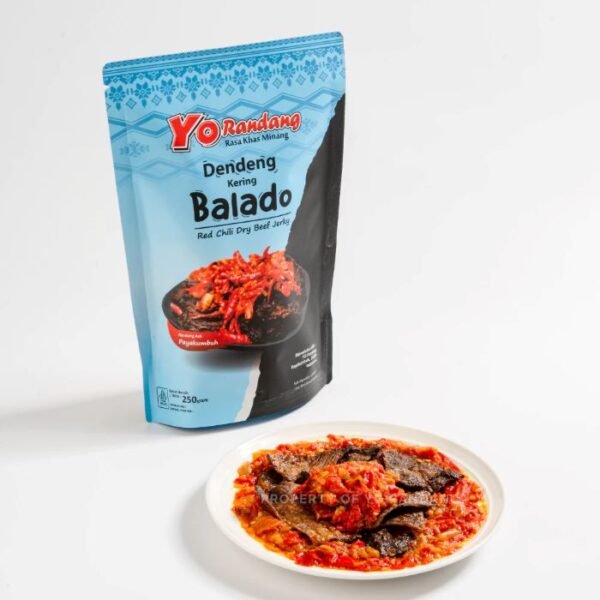 08 Dendeng Kering Balado 1 YO Randang - Dendeng Kering Balado 200g